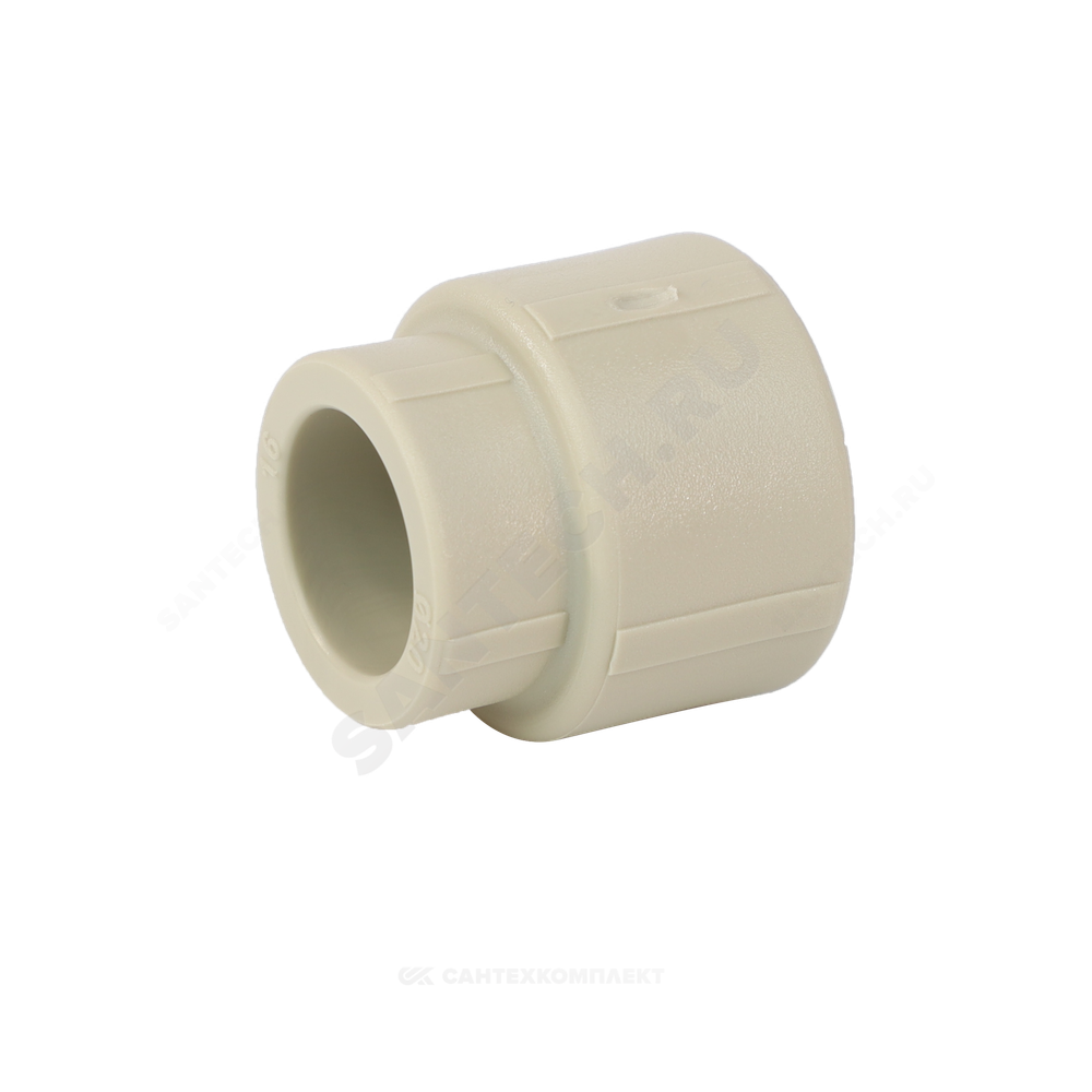 Муфта PP-R переходная серая Дн 25х20 внутренняя пайка VALFEX 10012520Г