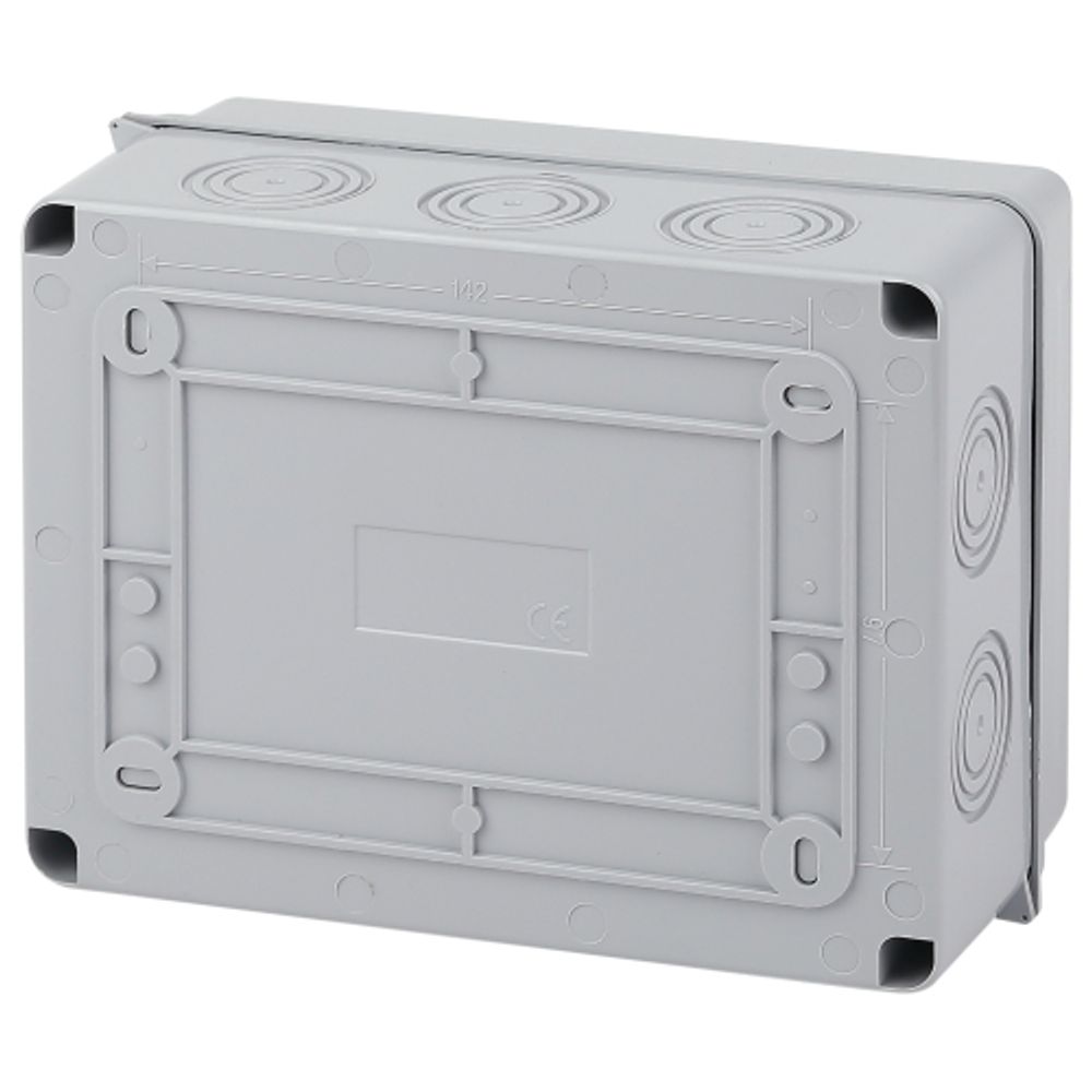 Корпус пластиковый навесной ЭРА SIMPLE КМПн-8 IP65 серый | Корпуса пластиковые распределительные герметичные