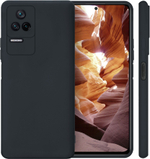 Мягкий Soft Touch чехол из силикона для XIAOMI POCO F4 с бархатной подкладкой