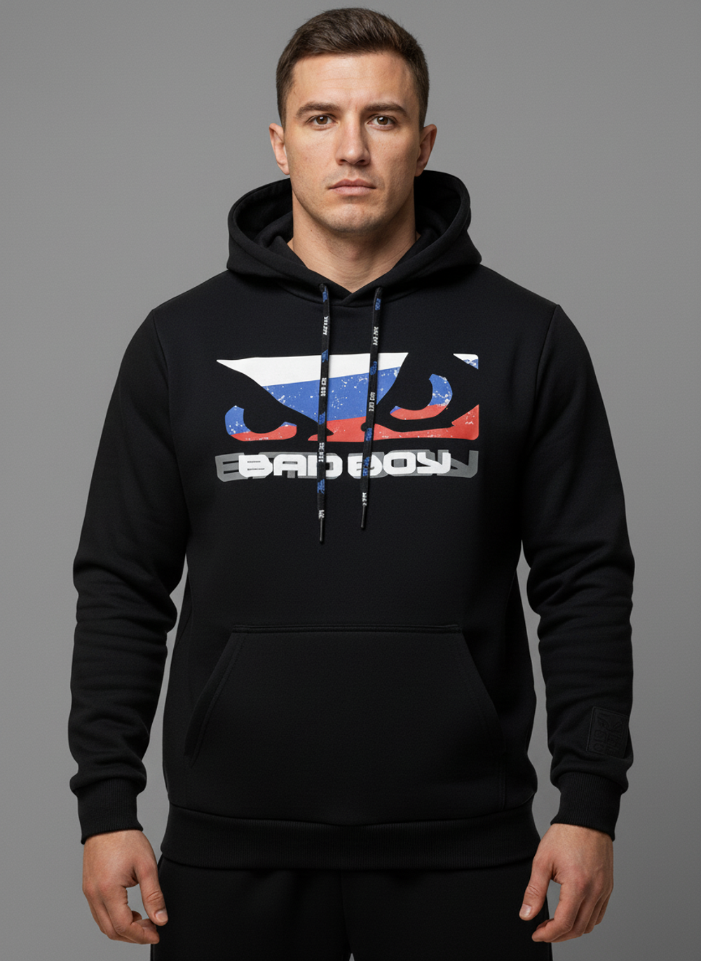 Толстовка Bad Boy World Russia черная демисезон
