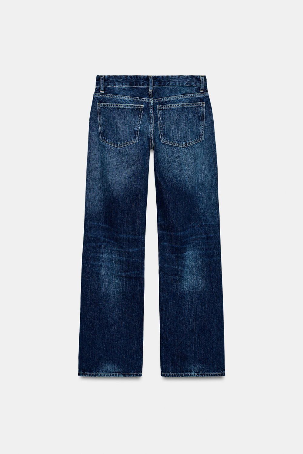 ДЖИНСЫ TRF WIDE LEG С НИЗКОЙ ПОСАДКОЙ — ZARA