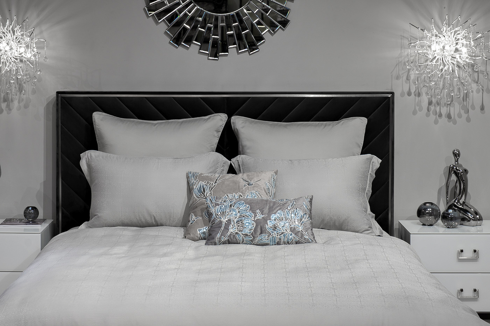 Постельное белье семейное Garda Decor Муар оливковое