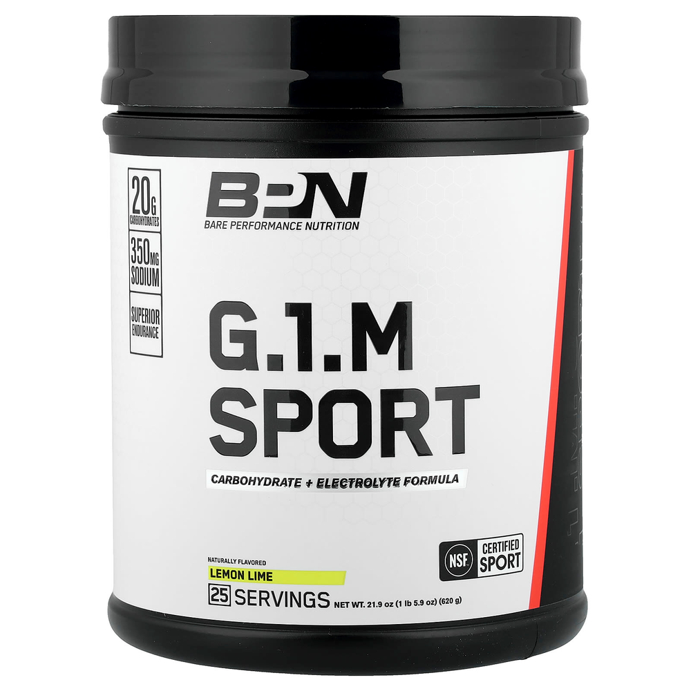 BPN, G.1.M Sport, лимон и лайм, 620 г (21,9 унции)