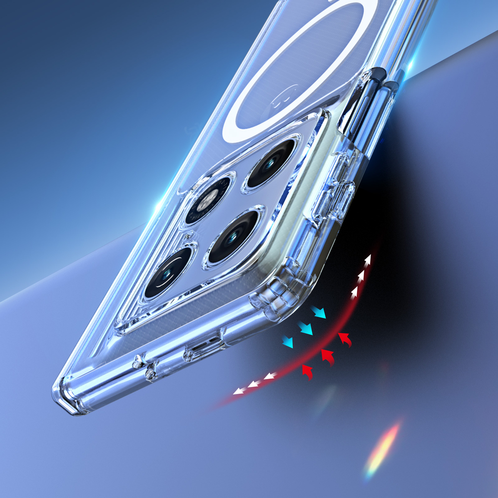 Прозрачный защитный чехол с MagSafe для Motorola Razr Fold, серия Clin Mag Series от Dux Ducis