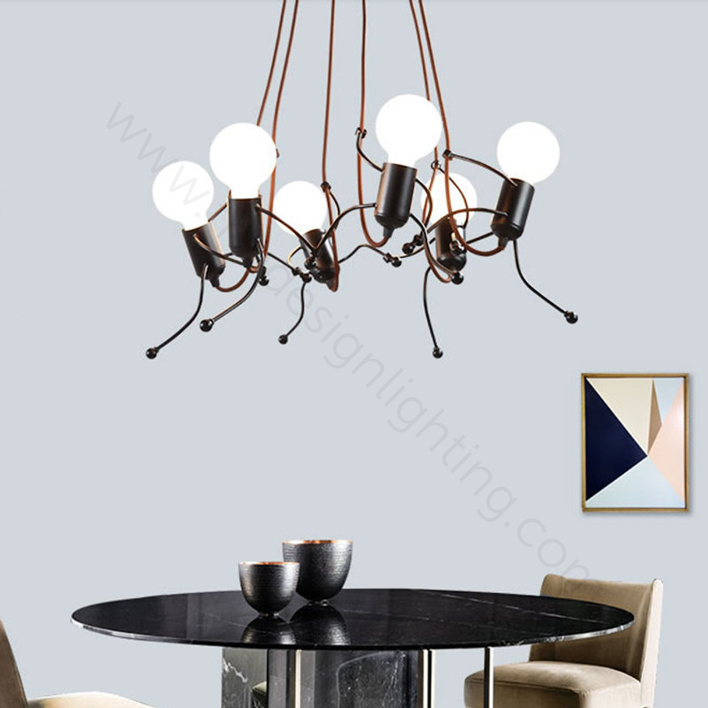Pendant design lamp Live Men  (6 lampshades)