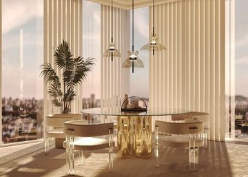 Подвесной светодиодный светильник 12W 3000K MOD185PL-L12CG3K2 коньячный Bangkok Modern Maytoni
