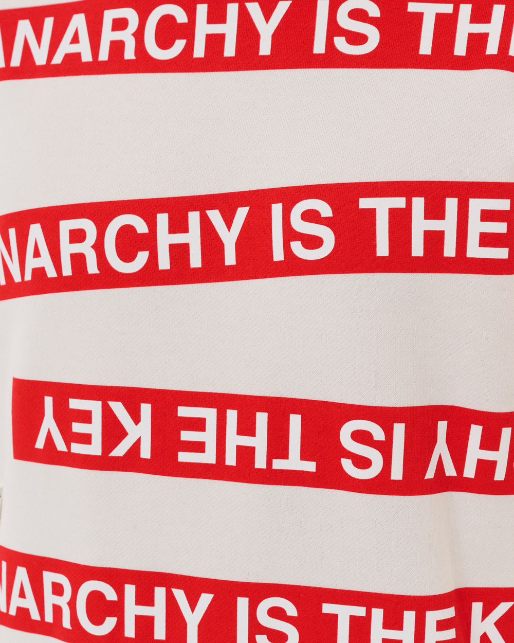 UNDERCOVER СВИТШОТ БЕЛЫЙ ANARCHY