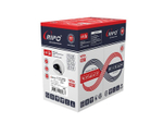 Витая пара UTP4 CAT5E 24AWG Cu Ripo (outdoor) с одножильным тросом, черный, (2х305м)