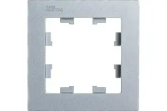 Рамка Systeme Electric ATLASDESIGN 1-постовая алюминий 36443