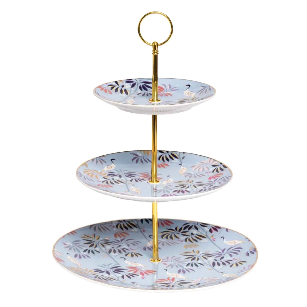 Portmeirion Sara Miller Индия 33x27 см 3-й ярус Журавль etagerie EAN 749151778474
