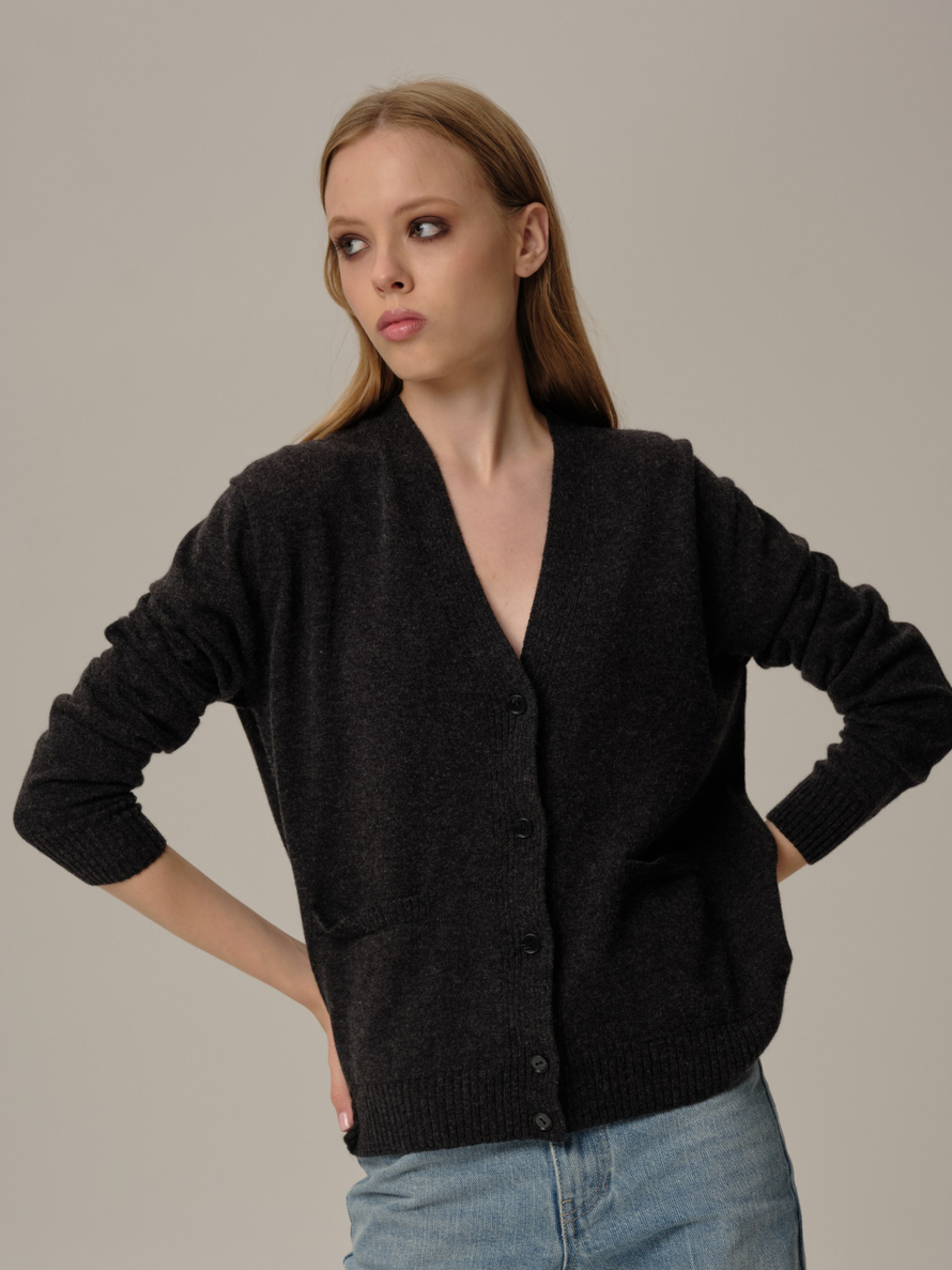 Кардиган женский "Josephine" C0634-8028-M, темное маренго