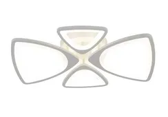 Люстра потолочная светодиодная Rilon 2051/2+2 WHITE, 120 Вт, белая