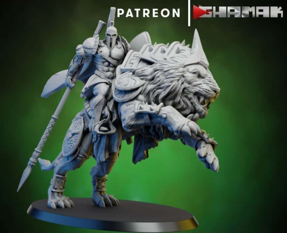Grand Alliance Order Stormcast Eternal Vanguard-Palladors Воитель на боевом звере №4 миниатюра для dnd, днд, pathfinder, фентези, Настольная игра, НРИ, Варгейм, РПГ
