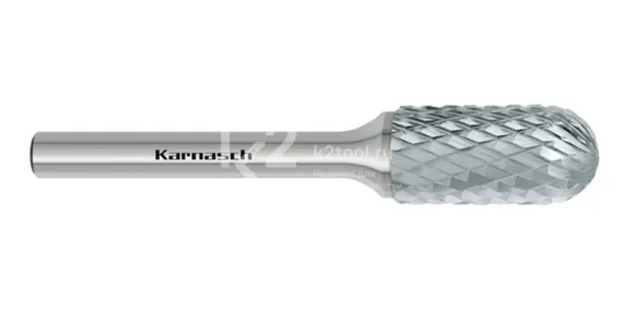 Борфреза твердосплавная Karnasch форма C, 6х18х6х50 мм, насечка HP-6, без покрытия, арт. 11.3024-055