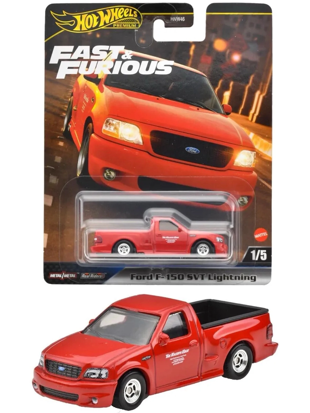 Машинка Хот Вилс Премиум Ford F150 SVT Lightning HNW46 HYP75
