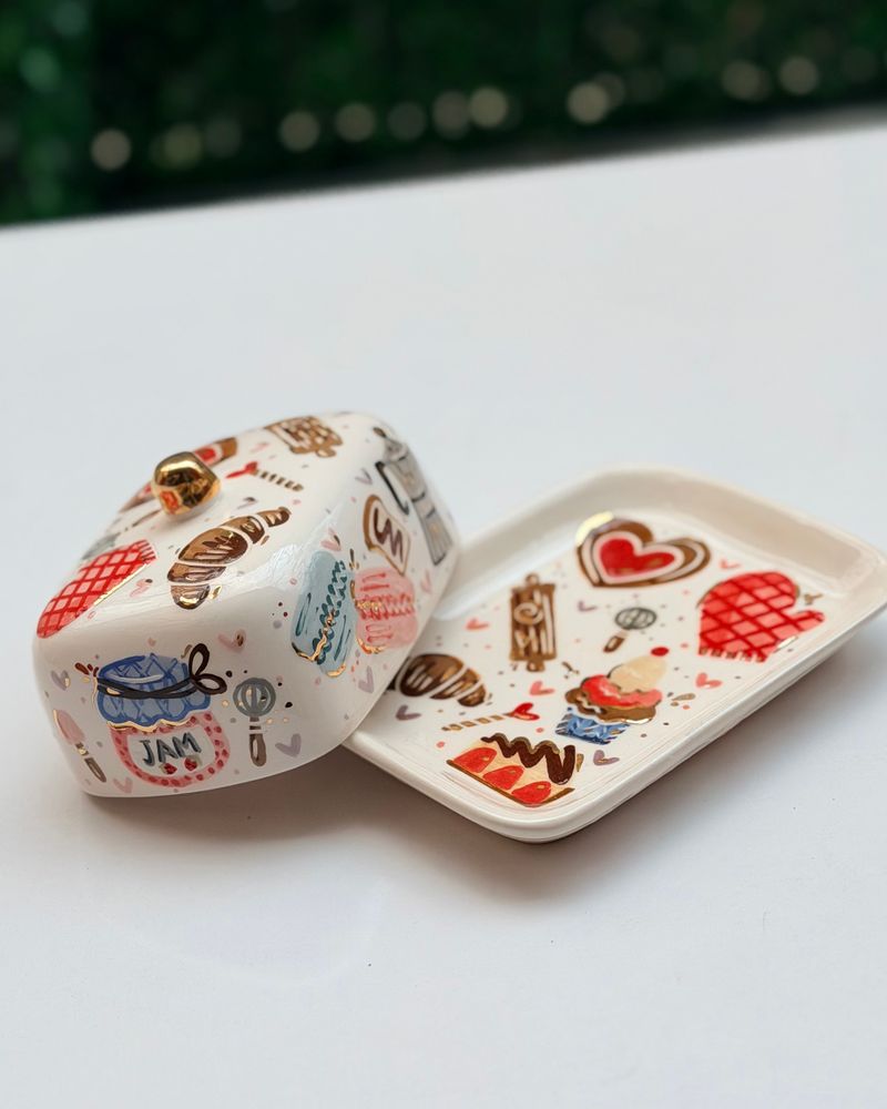 Маслёнка «Печенье и капкейки» PSZ-260 Иран Маслёнка «Печенье и капкейки» PSZ-260 Иран