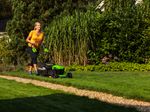 Газонокосилка аккумуляторная Greenworks GD40LM46SP, 40V, 46см, самоходная, бесщеточная, c 1хАКБ 8 Ач и ЗУ (2506807UH)