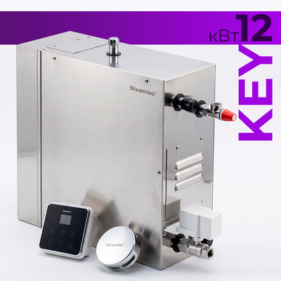 Steamtec TOLO KEY 120 - 12 кВт (ВЛАГОСТОЙКИЙ модуль управления), парогенератор для хамама и турецкой бани