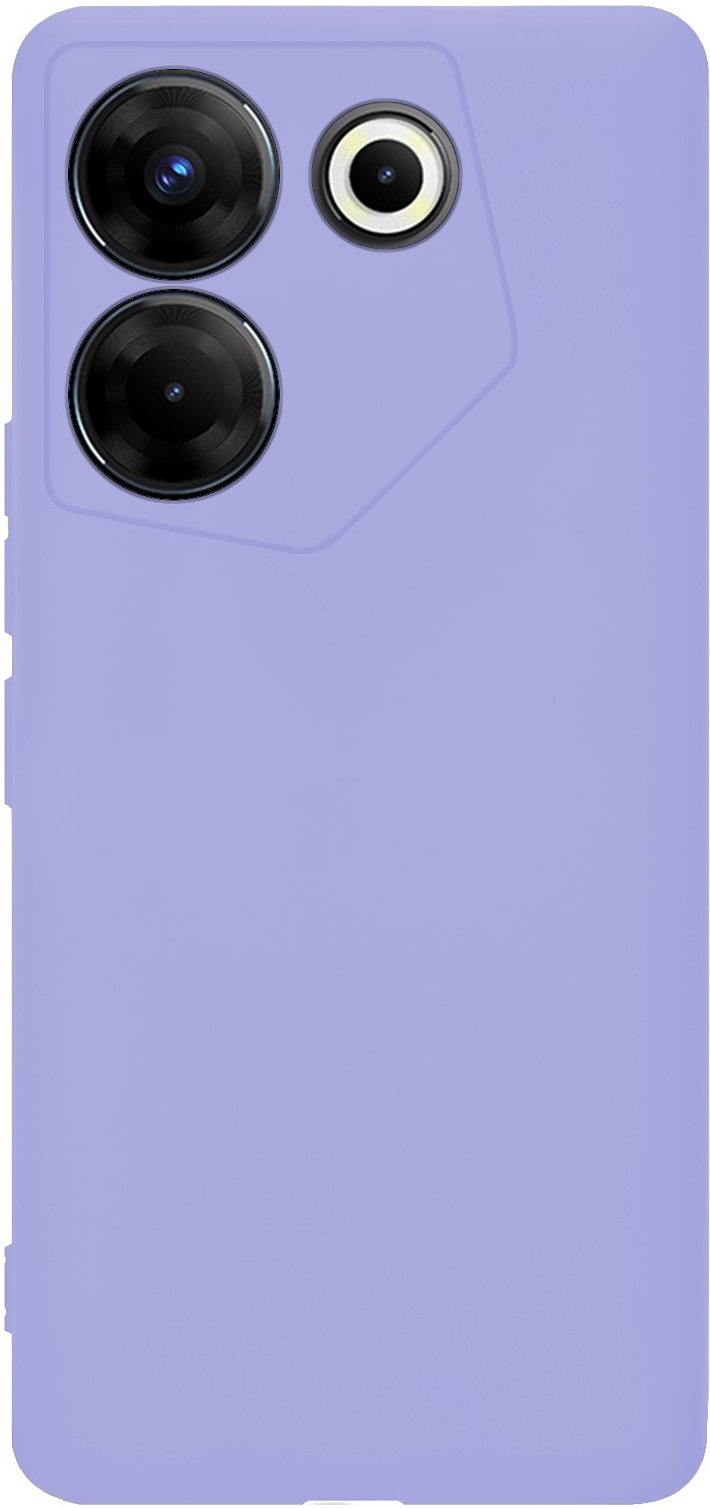 Мягкий Soft Touch чехол из силикона для TECNO CAMON 20 PRO 5G (не 4G!) с бархатной подкладкой