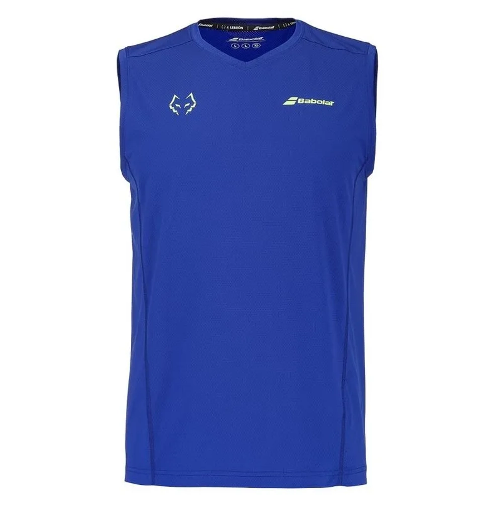 Теннисная футболка Babolat Muscle Tank J. Lebron - blue depths