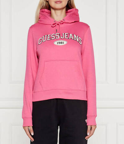 Худи Guess Jeans - розовый(W4YQ09 KC811)