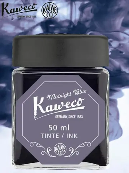 Чернила во флаконе 50 мл KAWECO Midnight Blue (10002192) полночный синий