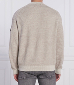 свитер badge plated CALVIN KLEIN JEANS - бежевый(J30J321685)