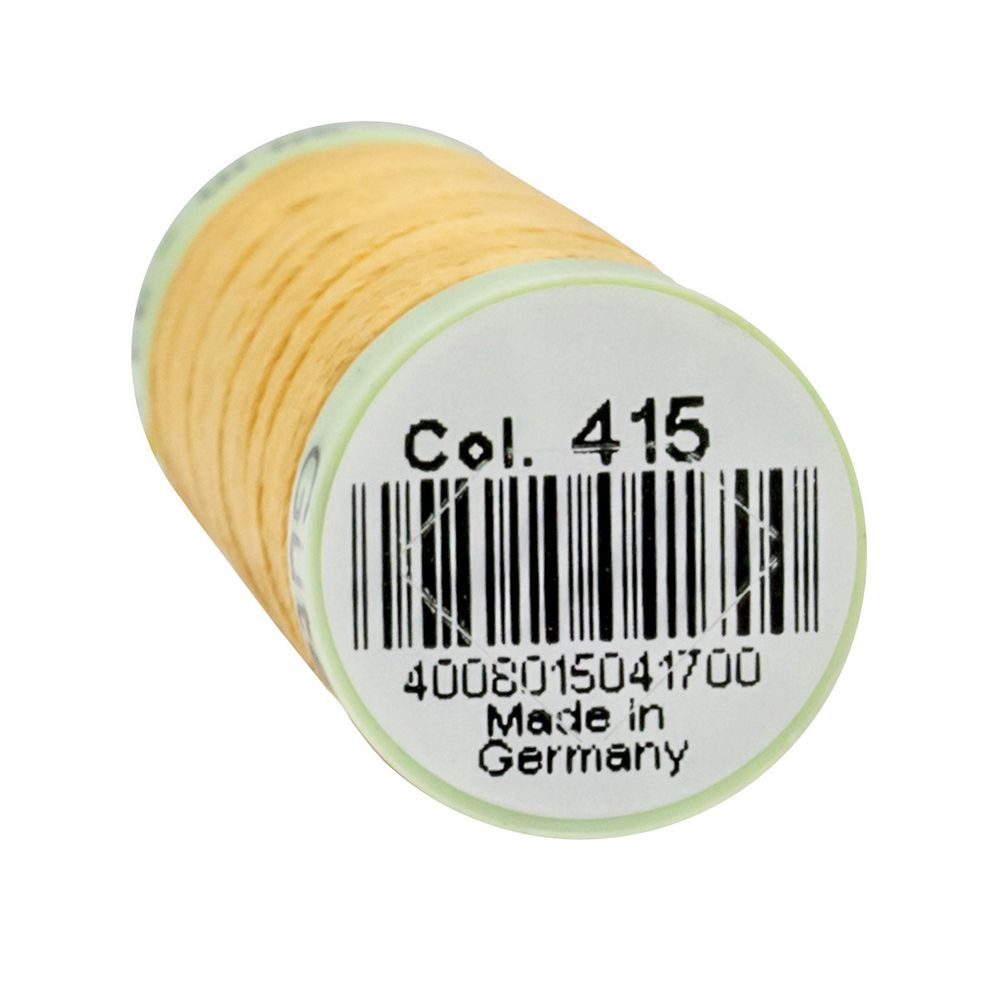 Нитки отделочные Gutermann Top Stitch 30 (30 метров), 5 кат. | 415 желтая охра