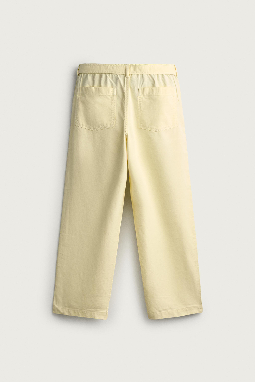 БРЮКИ RELAXED FIT СО СКЛАДКАМИ И РЕМНЕМ — ZARA