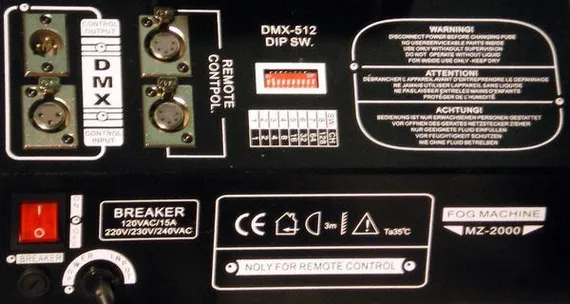 Involight FM2000DMX дым машина, 1500Вт