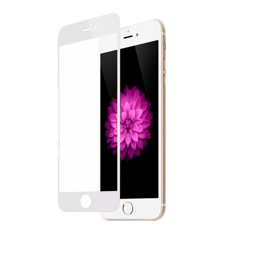 Защитное стекло 3D для Apple iPhone 7 Plus / 8 Plus, белая рамка