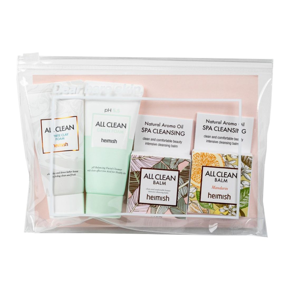 Набор мини версий очищающих и уходовых средств Heimish All Clean Mini Kit