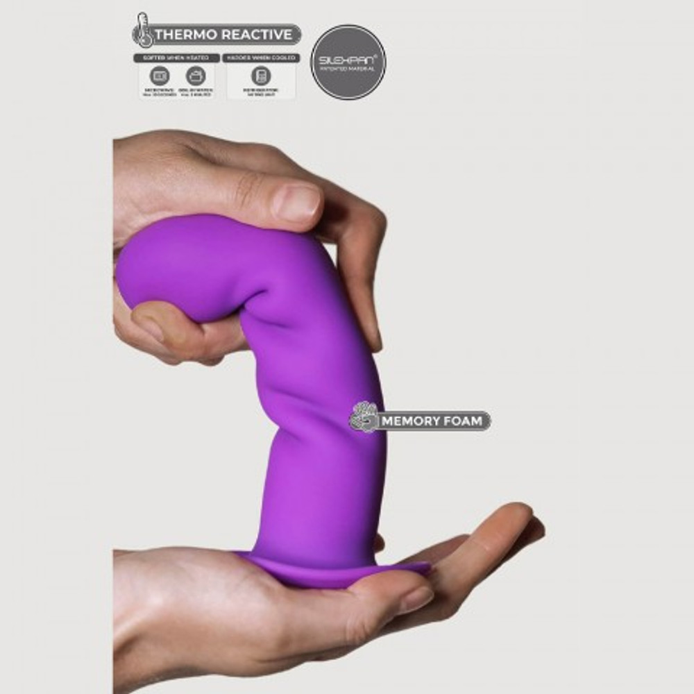 Фаллоимитатор Adrien Lastic Hitsens 3 (18,2×4,3 см), лиловый