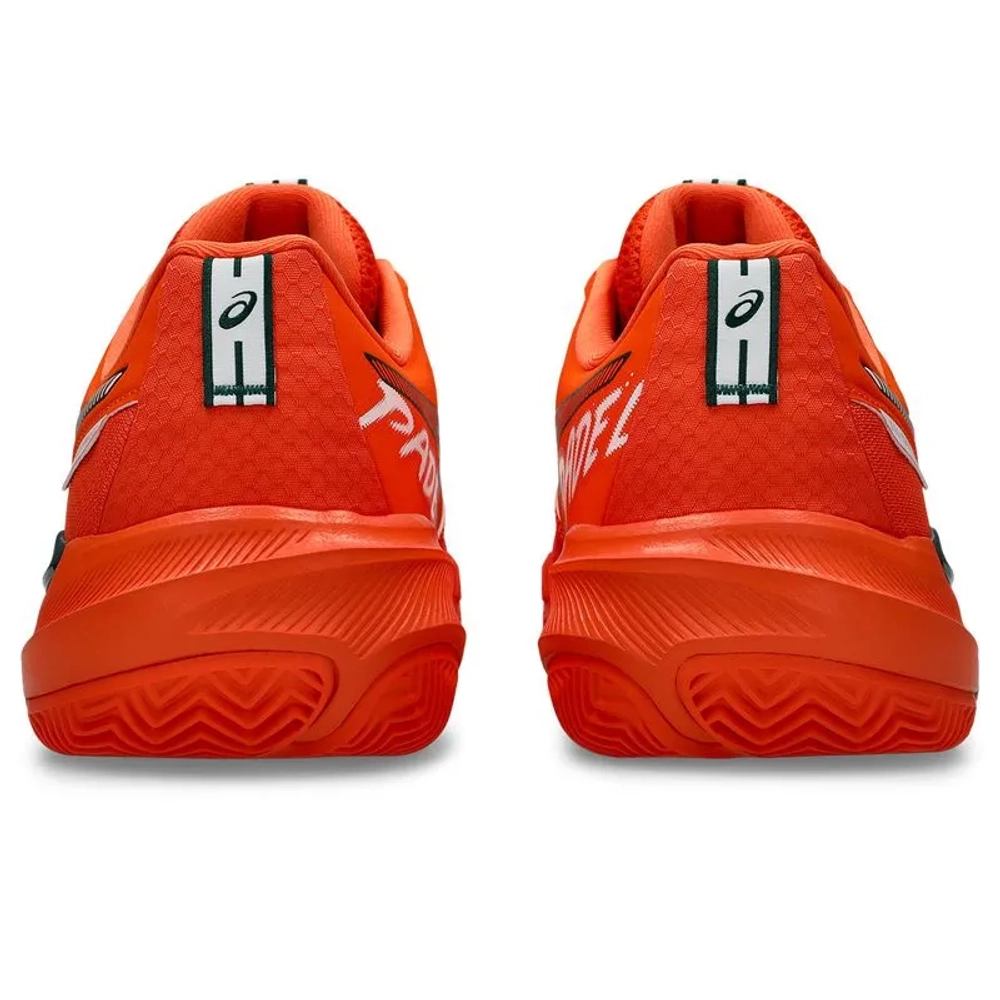 Мужские кросовки для Padel Asics Gel-Challenger 15 Padel - energy orange/jewel green