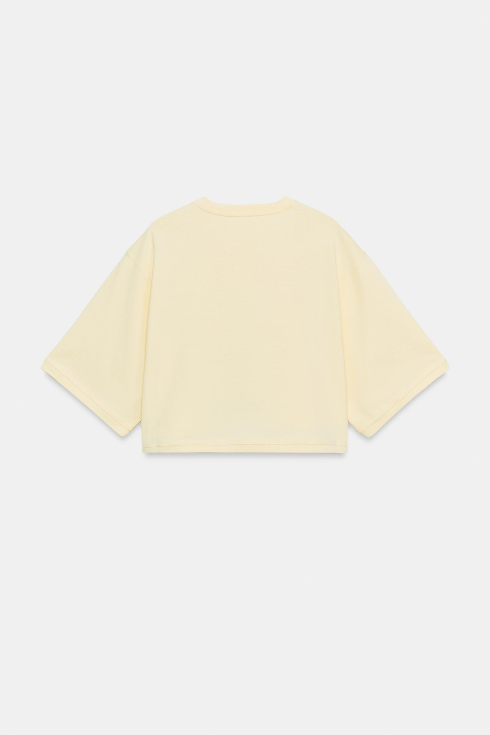 УКОРОЧЕННАЯ ФУТБОЛКА ОВЕРСАЙЗ — ZARA