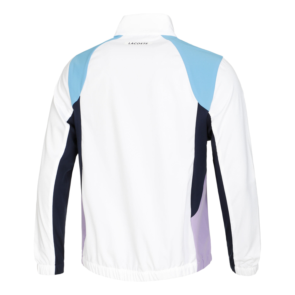 Мужские теннисные Костюмы Lacoste Tracksuit Men - White, Multicoloured