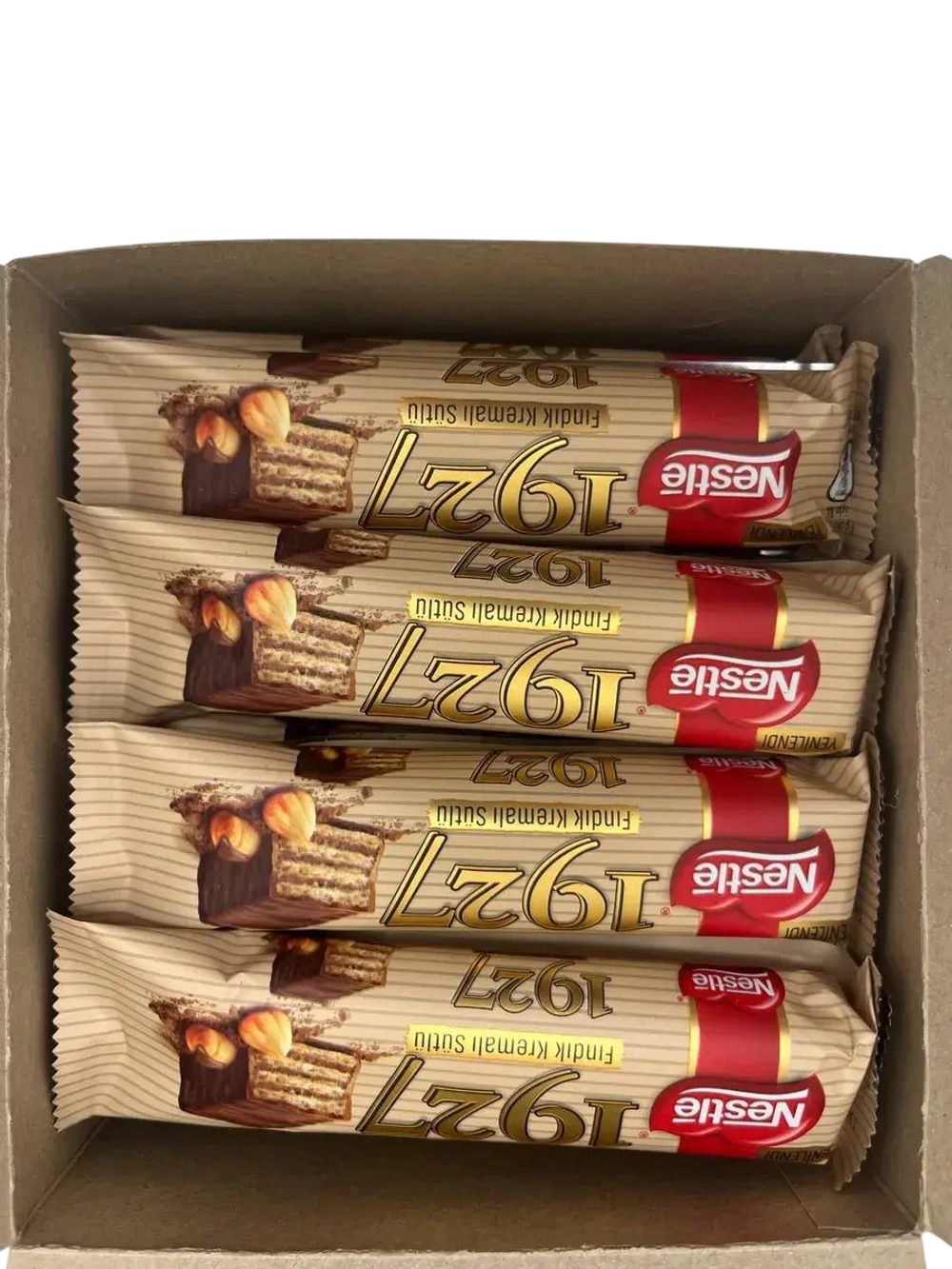 Турецкие Хрустящие вафли Nestle 1927 с фундуком, 12шт