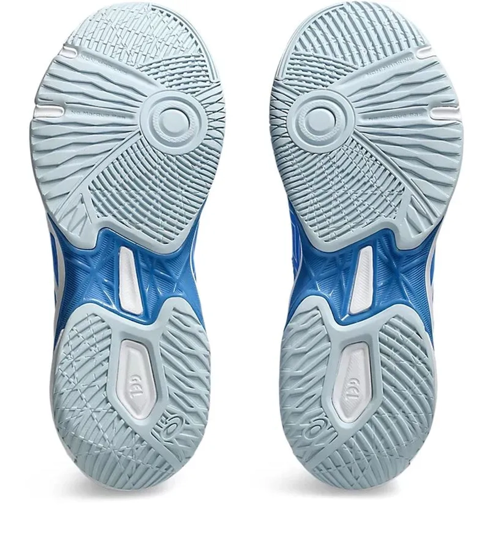 Женские кроссовки для бадминтона/сквоша Asics Gel-Rocket 11 - blue coast/white