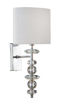 Бра Armando AP1.2 хром Crystal Lux