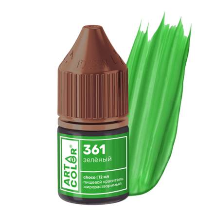 Пищевой гелевый краситель Art Color Choco "Зеленый"