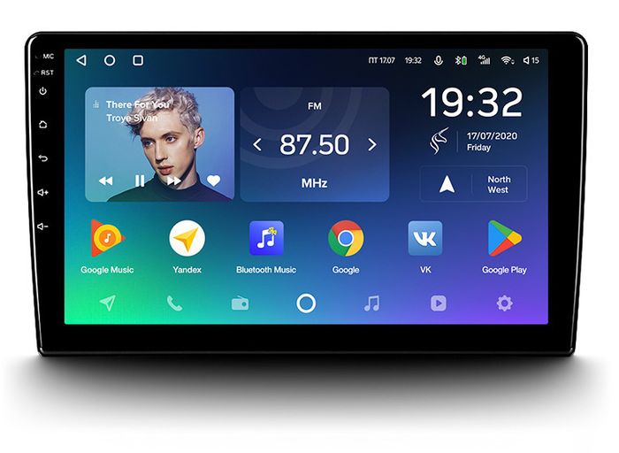 Магнитола для Toyota Camry 2006-2011 XV40 (рамка с крутилками) - Teyes CC2 PLUS монитор 9" QLED, Android 10, Быстрая, SIM-слот