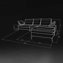 Угловой диван "Монреаль" PREMIUM SOFA