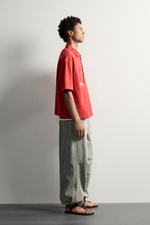 РУБАШКА RELAXED FIT С КОНТРАСТНОЙ НАДПИСЬЮ — ZARA