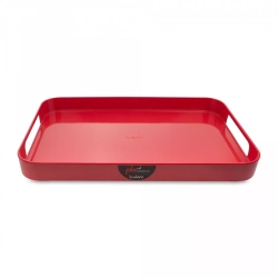Поднос для сервировки 51x33см Trebonn Serveware красный
