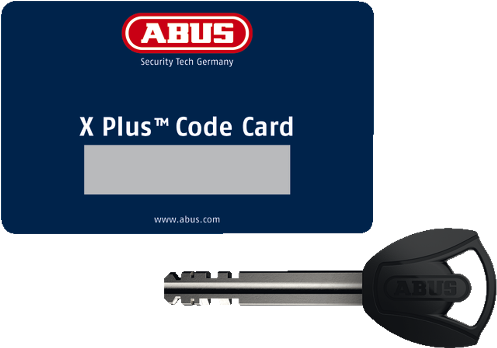 Замок ABUS 6000KA/90 Черный SH BORDO с сигнализацией