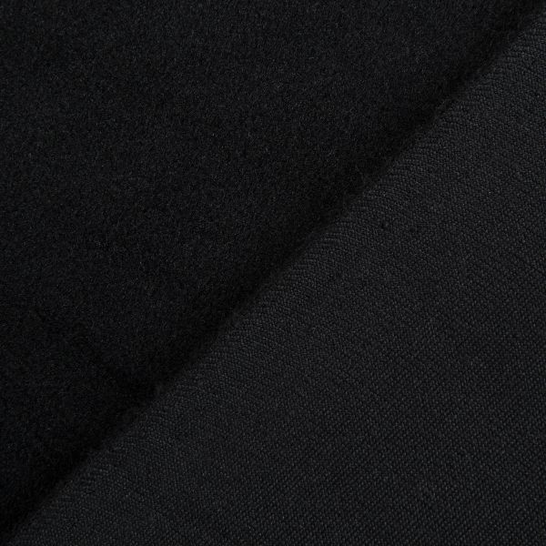 Велюр 240 г/м², 185 см / 5 метров, черный/black, Gamma VELR
