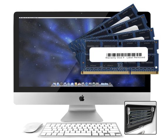 Набор памяти 32GB для Upgrade iMac 27 A1419 5K Late 2014 - Mid 2015 ( 4 X 8Gb)