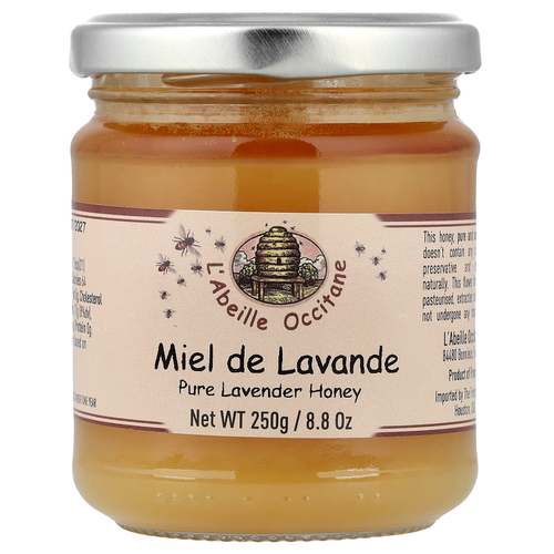 L'Abeille Occitane, мед из чистой лаванды, 250 г (8,8 унции)