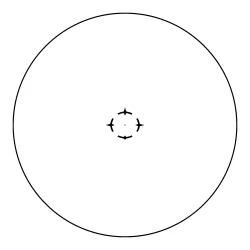 Прицел призматический Vector Optics Paragon 1x16, VEP-CDR - прицельная сетка