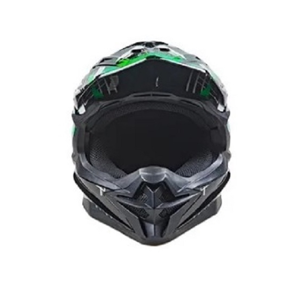 Шлем кроссовый AiM JK803S Green/Black, XL